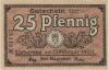 Lieberose - Stadt - 15.2.1920 - 25 Pfennig 
