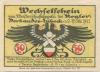 Lübeck - Verein Keglerheim eV - 2.10.1921 - 2.12.1921 - 50 Pfennig 