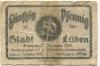 Lüben (heute: PL-Lubin) - Stadt - 15.10.1919 - 31.12.1920 - 50 Pfennig 
