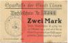 Lünen - Sparkasse der Stadt - - 15.10.1914 - 2 Mark 