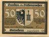 Lunden - Gemeinde- 19.5.1921 - 50 Pfennig 