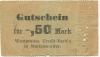 Marienwerder (heute: PL-Kwidzyn) - Westpreußischer Credit-Verein - -- - 0.50 Mark 