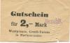 Marienwerder (heute: PL-Kwidzyn) - Westpreußischer Credit-Verein - -- - 2 Mark 