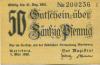 Merseburg - Stadt - 1.5.1920 - 31.12.1921 - 50 Pfennig 
