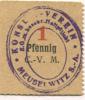 Meuselwitz - Konsum-Verein eGmbH - -- - 1 Pfennig 