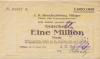 Milspe (heute: Ennepetal) - Brackelsberg, J. D., Eisen- und Tempergießereien - 24.8.1923 - 30.11.1923 - 1 Million Mark 