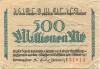 Münster - Stadt - 1.10.1923 - ab 1.1.1924 - 500 Millionen Mark 