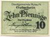 Mylau - Stadt - - 31.12.1919 - 10 Pfennig 