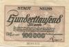 Neuß - Stadt - 1.8.1923 - 100000 Mark 