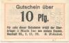 Neustadt (heute: PL-Prudnik) - Fränkel, Samuel, OHG, Leinenfabrik - 1.11.1919 - 10 Pfennig 