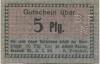 Neustadt (heute: PL-Prudnik) - Fränkel, Samuel, OHG, Leinenfabrik - 6.2.1920 - 5 Pfennig 