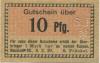 Neustadt (heute: PL-Prudnik) - Fränkel, Samuel, OHG, Leinenfabrik - 6.2.1920 - 10 Pfennig 