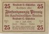 Neustadt (heute: PL-Prudnik) - Kaufmännischer Verein - 1.7.1920 - 25 Pfennig 