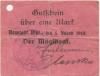 Neustadt (heute: PL-Wejherowo) - Stadt - 5.8.1914 - 1 Mark 