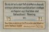 Oldenburg - Stadt - 1.4.1921 - 1.1.1922 - 75 Pfennig 