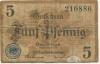 Osnabrück - Handelskammer - 1.5.1917 - 5 Pfennig 