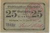 Osterhofen - Stadt - 26.2.1921 - 25 Pfennig 
