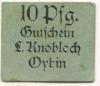 Oybin - Knobloch, L. - -- - 10 Pfennig 