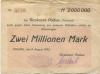Pockau - Gemeindeverbands-Girokasse - 9.8.1923 - 2 Millionen Mark 