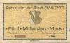 Rastatt - Stadt - 23.10.1923 - 5 Milliarden Mark 