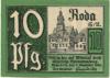 Roda (heute: Stadtroda) - Stadt - 1.9.1920 - 10 Pfennig 