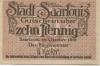 Saarlouis - Stadt - Oktober 1919 - 10 Pfennig 