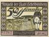 Scheibenberg - Stadt - 1.7.1921 - 50 Pfennig 