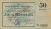Scheibenberg - Stadtbank - 8.8.1923 - 50 Millionen Mark 