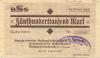 Schmiedefeld (heute: Suhl) - Bankverein, Raiffeisensche Organisation eGmuH - 20.8.1923 - 500000 Mark 