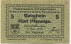 Schwabmünchen - Marktgemeinde - 1.3.1917 - 5 Pfennig 