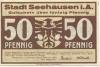 Seehausen - Stadt - 5.2.1921 - 50 Pfennig 