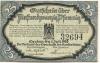 Seelow - Sparkasse des Kreises Lebus - 1.7.1920  - 25 Pfennig 