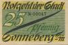 Sonneberg - Stadt - 20.2.1920 - 25 Pfennig 