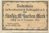 Stadtlengsfeld (heute: Dermbach) - Porzellanfabrik AG - 25.10.1923 - 50 Milliarden Mark 