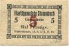 Stammbach - Marktgemeinde - 15.5.1917 - 1.11.1919 - 5 Pfennig 