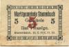 Stammbach - Marktgemeinde - 15.5.1917 - 1.11.1919 - 5 Pfennig 