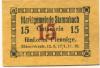 Stammbach - Marktgemeinde - 15.5.1917 - 1.11.1919 - 15 Pfennig 