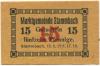 Stammbach - Marktgemeinde - 15.5.1917 - 1.11.1919 - 15 Pfennig 