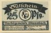 Stammbach - Marktgemeinde - 1.7.1921 - 25 Pfennig 