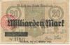 Stralsund - Stadt - 27.10.1923 - 20 Milliarden Mark 