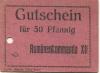 Straßburg (heute: F-Strasbourg) - Rumänenkommando XII, Königlich Preußische Landsturm-Bewachungs-Kompanie II/38 - -- - 50 Pfennig 