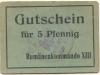 Straßburg (heute: F-Strasbourg) - Rumänenkommando XIII, Königlich Preußische Landsturm-Bewachungs-Kompanie II/39 - -- - 5 Pfennig 