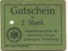 Straßburg (heute: F-Strasbourg) - Verwaltungsstelle für russische Kriegsgefangene - -- - 2 Mark 