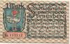 Strausberg - Stadt - 1.9.1921 - 1 Mark 