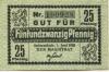 Swinemünde (heute: PL-Swinoujscie) - Stadt - 1.6.1920 - 31.3.1922 - 25 Pfennig 