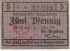 Tangermünde - Stadt - 1.3.1918 - 5 Pfennig 