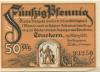 Teuchern - Stadt - März 1921 - 50 Pfennig 