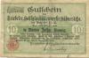 Triebel (heute: PL-Trzebiel) - Hübner & Co, Triebeler Hohlglashüttenwerke - 1.11.1919 - 10 Pfennig 