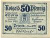 Triptis - Stadt - 1.6.1920 - 30.6.1922 - 50 Pfennig 
