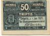 Triptis - Stadt - 1.1.1921 - 1.1.1923 - 50 Pfennig 